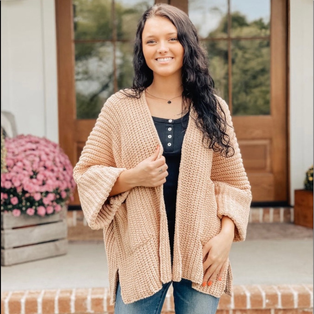POL honey colored size small cardigan - NEW